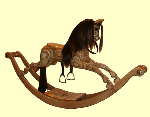 Victorian style rocking horse